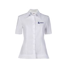 Blusa Orica Confort Manga Curta Feminina Branca