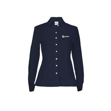 Blusa Orica Performance Manga Longa Feminina Azul Marinho